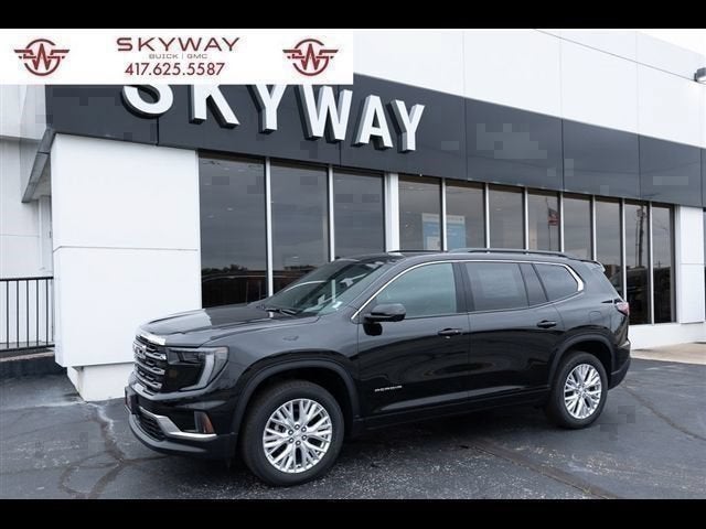 2026 GMC Acadia Elevation in Ebony Twilight Metallic — front three-quarter view