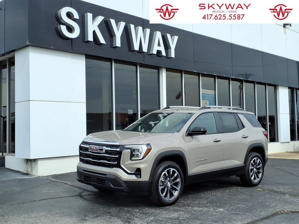 2027 GMC Terrain FWD Elevation in Riverstone Metallic — front three-quarter view