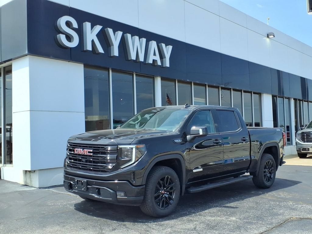 2026 GMC Sierra 1500 Elevation in Onyx Black — front three-quarter view
