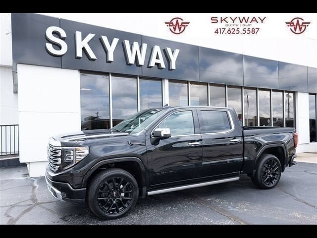 2026 GMC Sierra 1500 Denali in Onyx Black — front three-quarter view