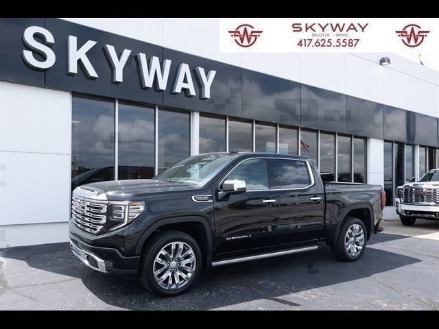 2026 GMC Sierra 1500 Denali in Onyx Black — front three-quarter view