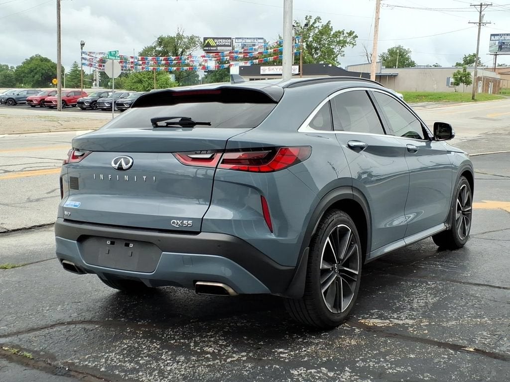 2022 INFINITI QX55 — interior view