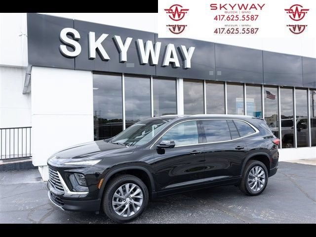 2026 Buick Enclave Preferred in Ebony Twilight Metallic — front three-quarter view