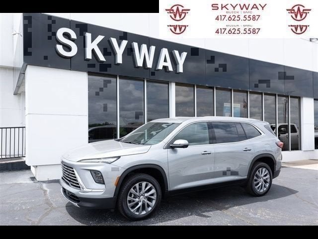 2026 Buick Enclave Preferred in Moonstone Gray Metallic — front three-quarter view