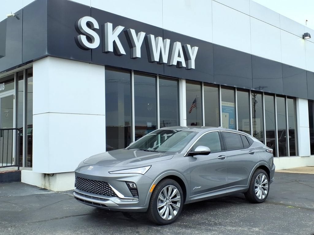 2026 Buick Envista Avenir in Moonstone Gray Metallic — front three-quarter view