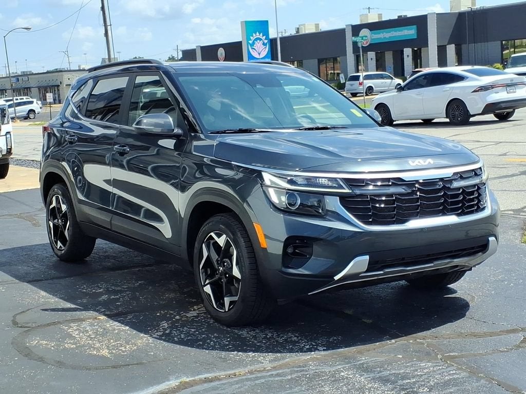 2024 Kia Seltos — rear three-quarter view