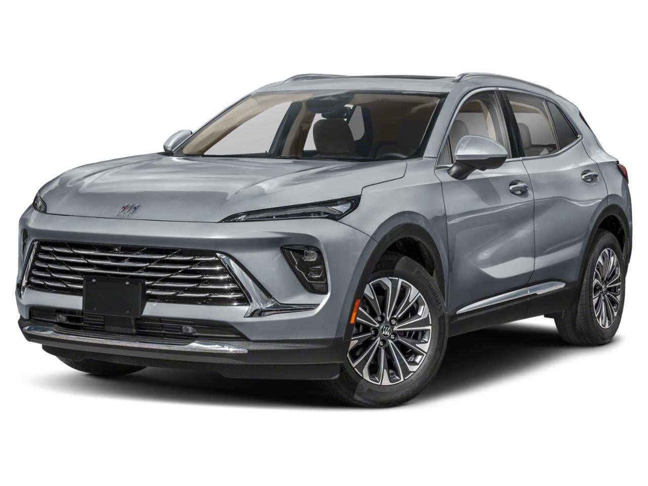 2025 Buick Envision Sport Touring in Moonstone Gray Metallic — front three-quarter view