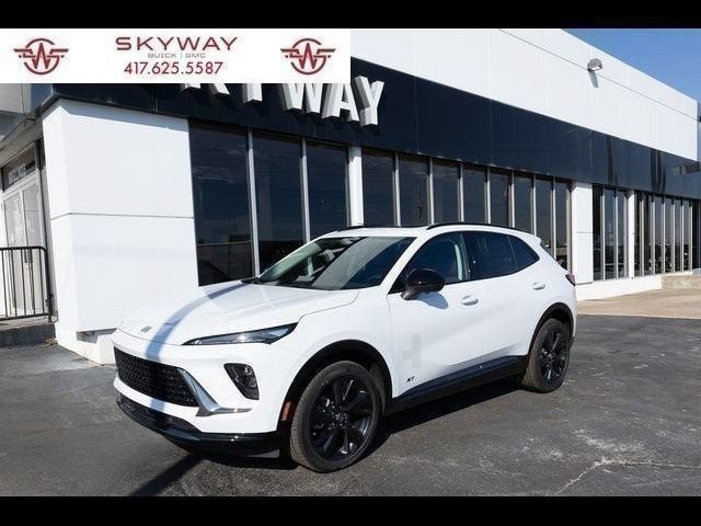 2026 Buick Envision Sport Touring in Iridescent White Tricoat — front three-quarter view